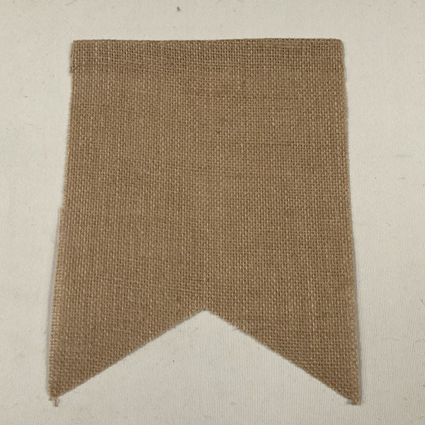 Burlap Pennant Flags - Bunting Square