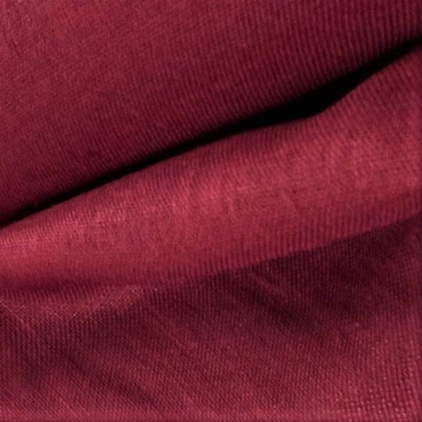 60 inch Burgundy Burlap Fabric 11 oz