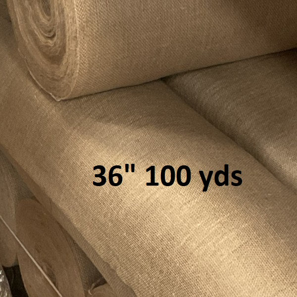 Item No 1123 Burlap Roll 36 inches wide x 100 yards Burlap roll