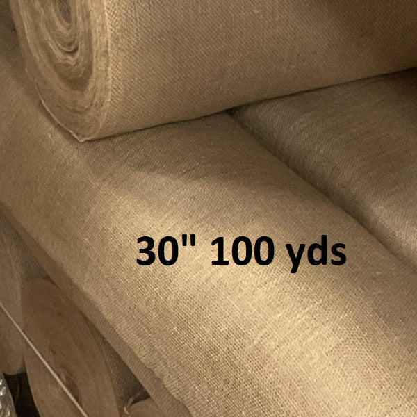 30 inch burlap roll 100 yds