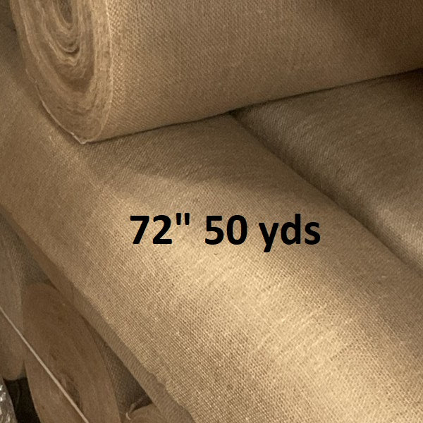 72 Inch 10 oz Burlap Fabric 50 yards