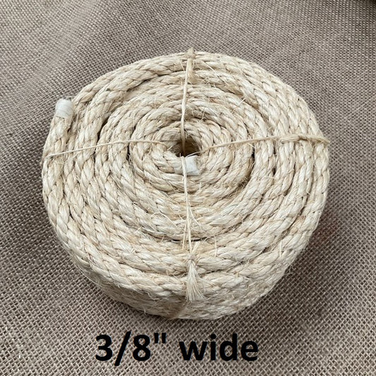 3/8 inch sisal rope 50 feet