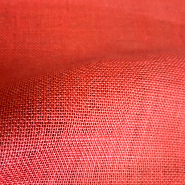60 inch Coral Pink Burlap Fabric 11 oz