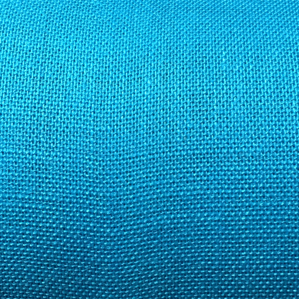 60 inch Turquoise Blue Burlap Fabric 11 oz
