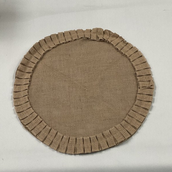 Burlap Plate Charger 18" Round