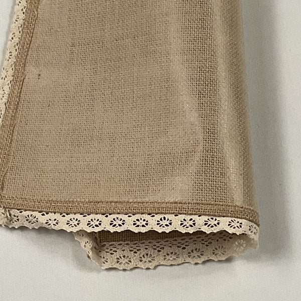 Burlap Lace Table Place Mat 16" x 12"