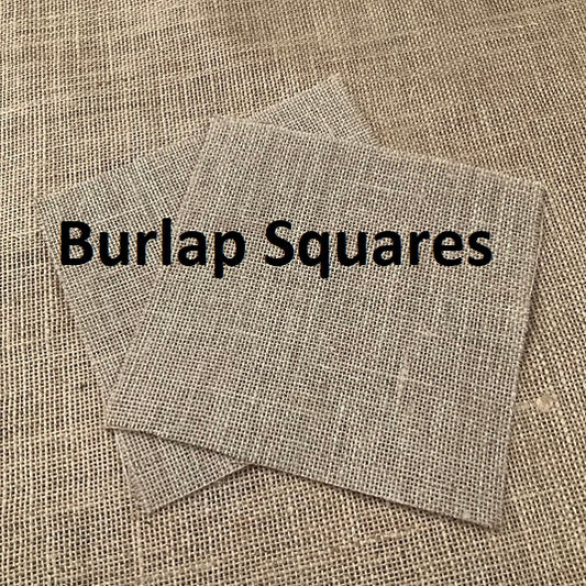 Burlap Squares - Table Covers