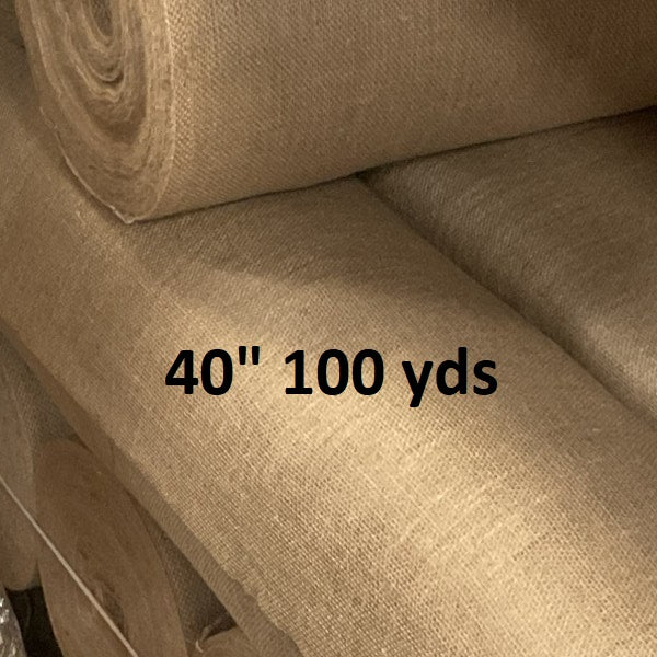 40 Inch 10 oz Burlap Fabric 100 yards