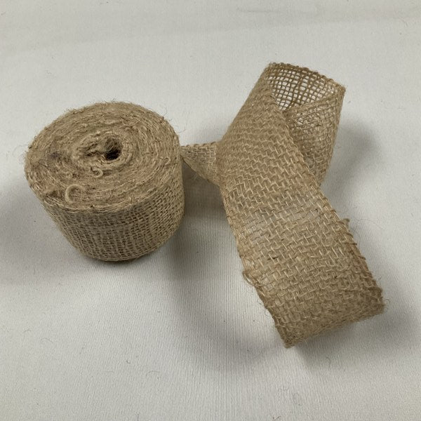 2 inch Burlap Ribbon - 10 yards