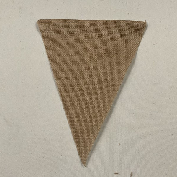 Burlap Pennant Flags - Bunting Triangle
