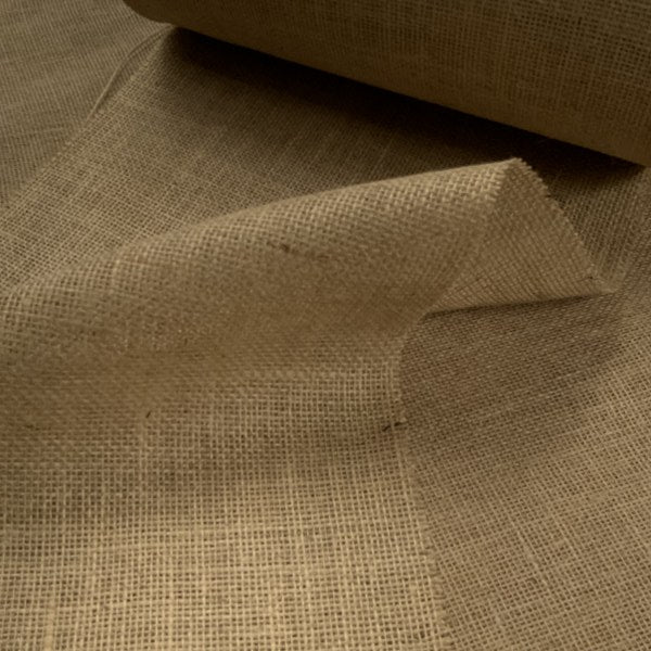  1-1/2 Wide x 10 Yards Long Natural Burlap Fabric